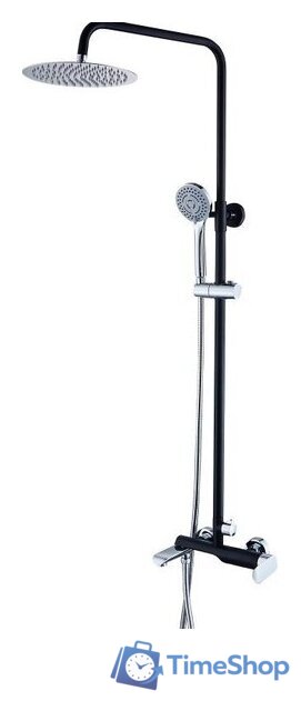 Душевая система  Ganzer GZ 22065C (черный) - Изображение №1 — Интернет-магазин Time-Shop