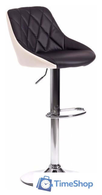 Стул TetChair Messy mod. KY704C (металл/экокожа, черный/белый/хром) - Изображение №1 — Интернет-магазин Time-Shop