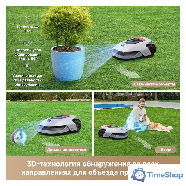 Газонокосилка-робот Dreame Roboticmower A1 Pro - Изображение №4 — Интернет-магазин Time-Shop