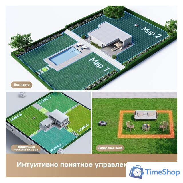 Газонокосилка-робот Dreame Roboticmower A1 Pro - Изображение №6 — Интернет-магазин Time-Shop