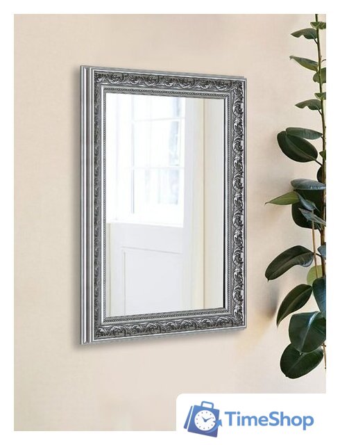 Зеркало Декарт Настенное в раме 8Л2720 (серебристый хром) - Изображение №2 — Интернет-магазин Time-Shop