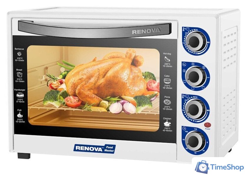 Мини-печь Renova MO-50GFLTW1 - Изображение №1 — Интернет-магазин Time-Shop