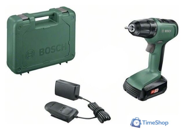 Дрель-шуруповерт Bosch UniversalDrill18 06039C8004 (с 1-им АКБ, кейс) - Изображение №2 — Интернет-магазин Time-Shop