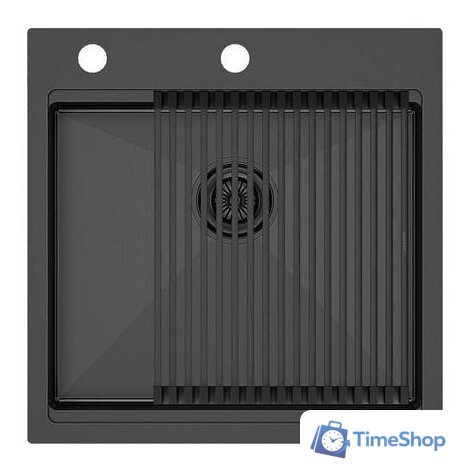 Кухонная мойка Paulmark Kroner-Pro 51 PM705151-GM - Изображение №2 — Интернет-магазин Time-Shop