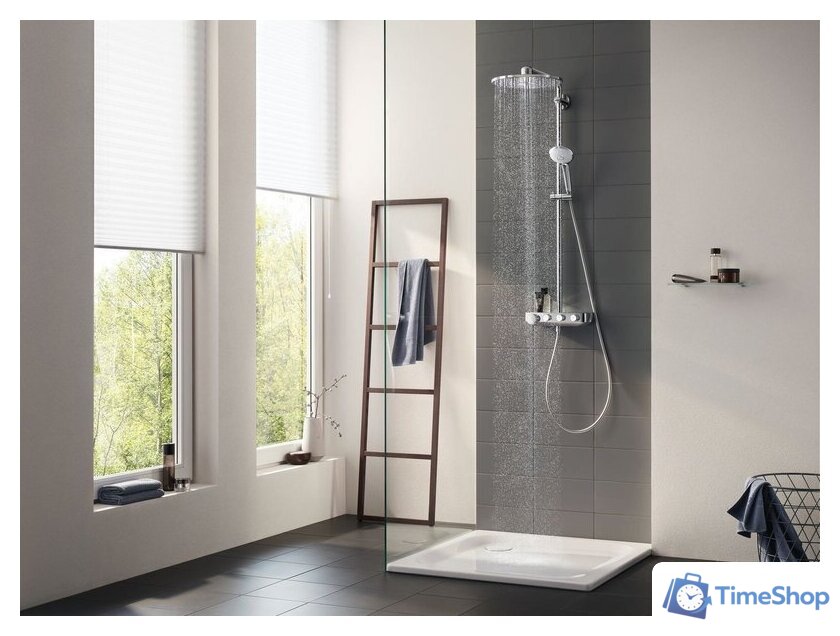 Душевая система  Grohe Euphoria SmartControl System 310 Duo 26507LS0 (белая луна/хром) - Изображение №4 — Интернет-магазин Time-Shop