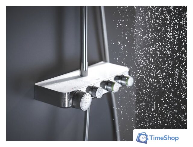 Душевая система  Grohe Euphoria SmartControl System 310 Duo 26507LS0 (белая луна/хром) - Изображение №6 — Интернет-магазин Time-Shop