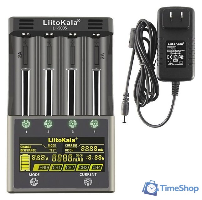 Зарядное устройство LiitoKala Lii-500S - Изображение №2 — Интернет-магазин Time-Shop