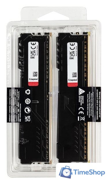 Оперативная память Kingston FURY Beast 2x16ГБ DDR4 3200 МГц KF432C16BB1K2/32WP - Изображение №8 — Интернет-магазин Time-Shop