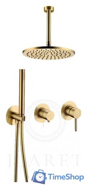Душевая система  Filarete Roun FL1032 (матовое золото) - Изображение №1 — Интернет-магазин Time-Shop