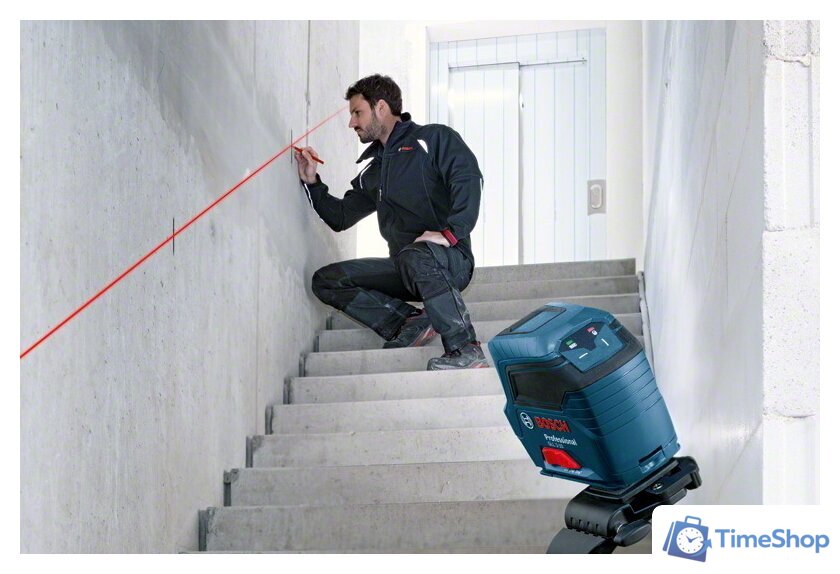 Лазерный нивелир Bosch GLL 2-10 Professional [0601063L00] - Изображение №4 — Интернет-магазин Time-Shop
