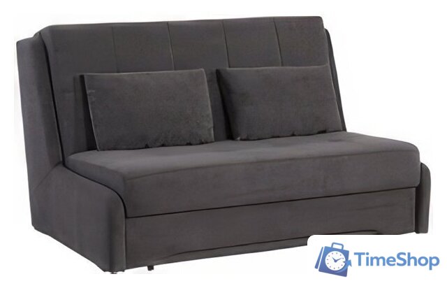 Диван DiArt Лео-3 1500 (велюр, Ultra Grafit) - Изображение №1 — Интернет-магазин Time-Shop