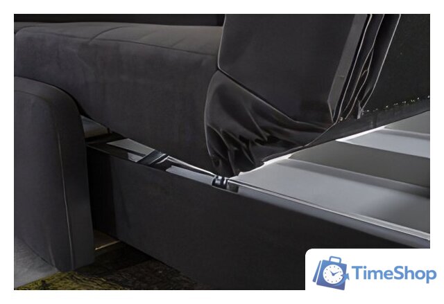 Диван DiArt Лео-3 1500 (велюр, Ultra Grafit) - Изображение №4 — Интернет-магазин Time-Shop