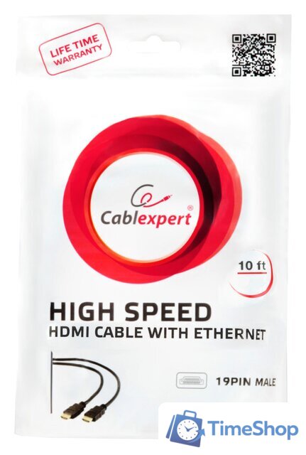 Кабель Cablexpert CC-HDMI4-10 - Изображение №4 — Интернет-магазин Time-Shop