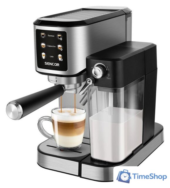 Рожковая кофеварка Sencor SES 4910SS - Изображение №1 — Интернет-магазин Time-Shop