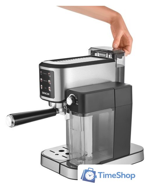 Рожковая кофеварка Sencor SES 4910SS - Изображение №8 — Интернет-магазин Time-Shop