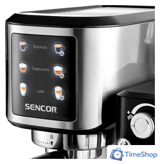 Рожковая кофеварка Sencor SES 4910SS - Изображение №4 — Интернет-магазин Time-Shop