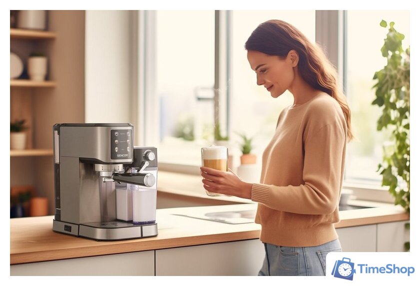 Рожковая кофеварка Sencor SES 4910SS - Изображение №15 — Интернет-магазин Time-Shop