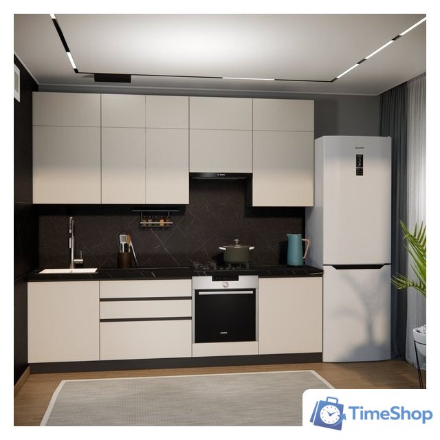 Готовая кухня ВерсоМебель Эко Премиум 2.6 (кашемир/ст. тунис) - Изображение №7 — Интернет-магазин Time-Shop