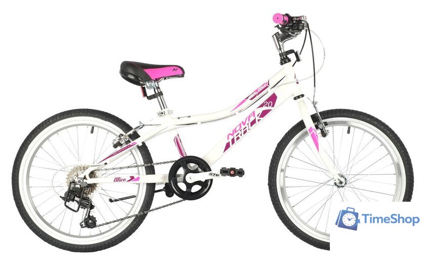 Детский велосипед Novatrack Alice 6.V 2021 20SH6V.ALICE.WT21 (белый) - Изображение №1 — Интернет-магазин Time-Shop