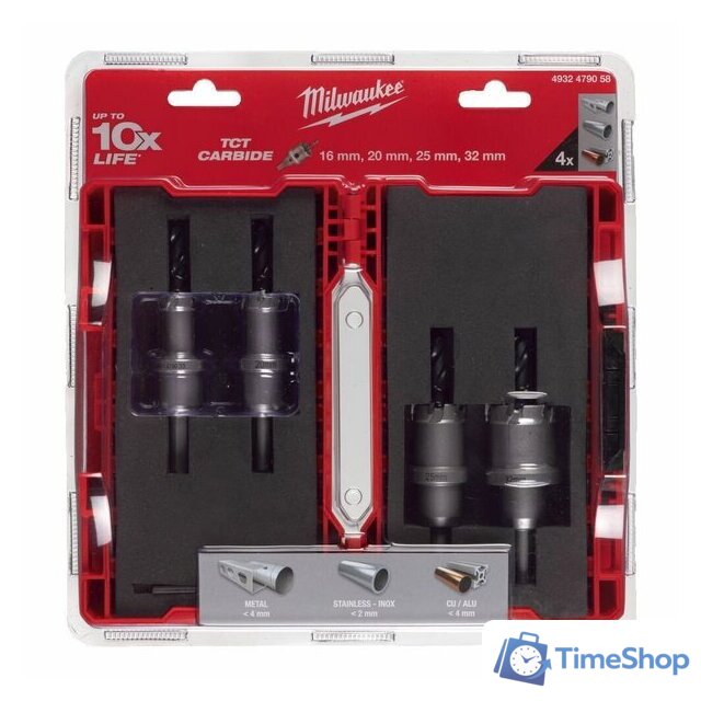 Набор коронок Milwaukee 4932479058 - Изображение №2 — Интернет-магазин Time-Shop