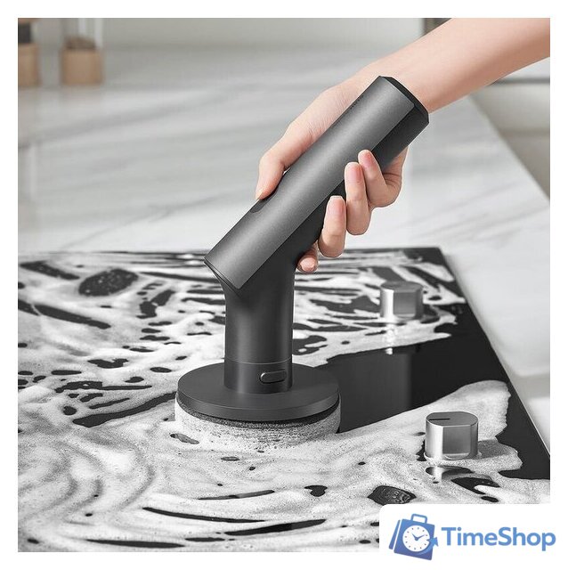 Щетка для мытья посуды Hoto Electric Spin Scrubber - Изображение №2 — Интернет-магазин Time-Shop