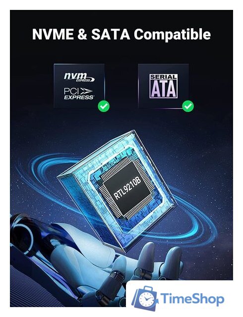 Бокс для накопителей M.2 Ugreen CM400 90264 - Изображение №8 — Интернет-магазин Time-Shop