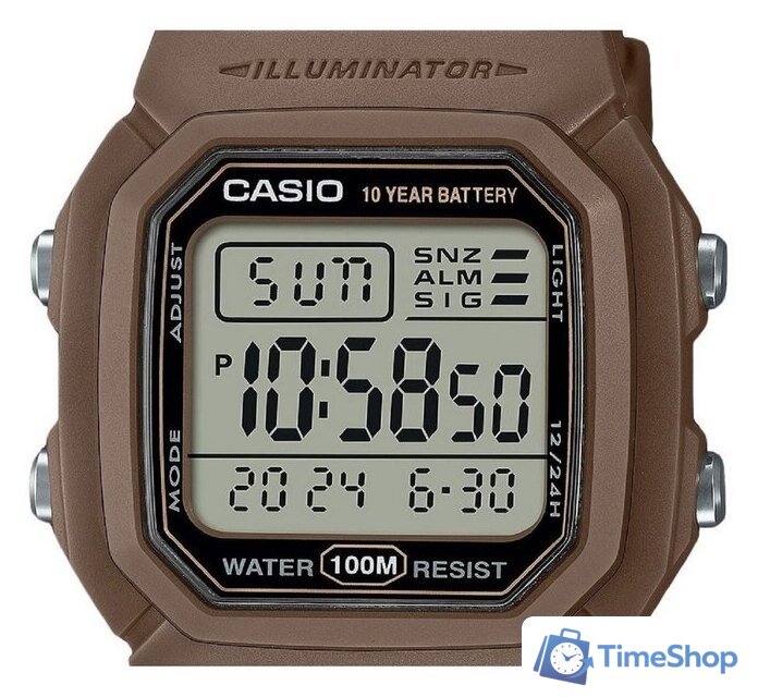Наручные часы Casio W-800H-5A - Изображение №3 — Интернет-магазин Time-Shop