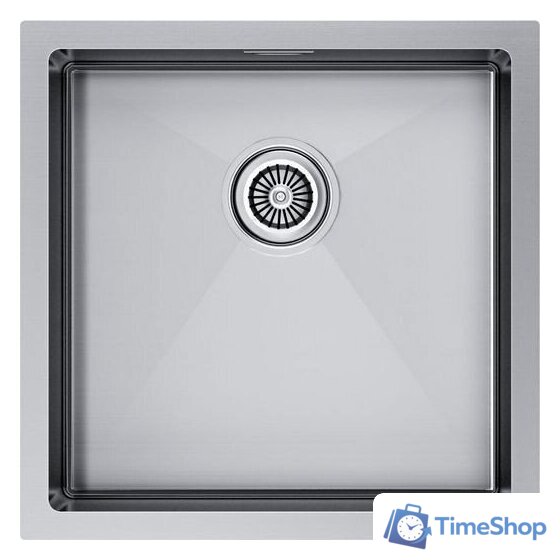 Кухонная мойка Paulmark Gerberg 44 UNI PM254444-BS (стальной/брашированная сталь) - Изображение №1 — Интернет-магазин Time-Shop