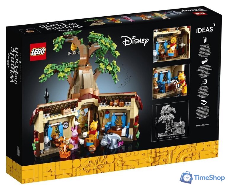Конструктор LEGO Ideas Disney 21326 Винни Пух - Изображение №2 — Интернет-магазин Time-Shop