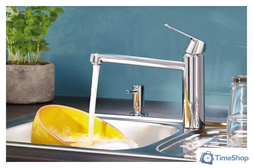 Дозатор для моющего средства Grohe Cosmopolitan 40535000 (хром) - Изображение №2 — Интернет-магазин Time-Shop