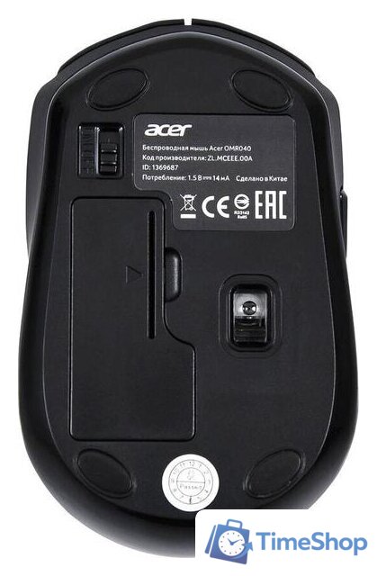 Мышь Acer OMR040 - Изображение №6 — Интернет-магазин Time-Shop