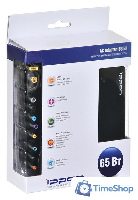 Сетевое зарядное IPPON S65U - Изображение №7 — Интернет-магазин Time-Shop