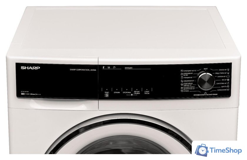 Стиральная машина Sharp ES-814R-W - Изображение №2 — Интернет-магазин Time-Shop
