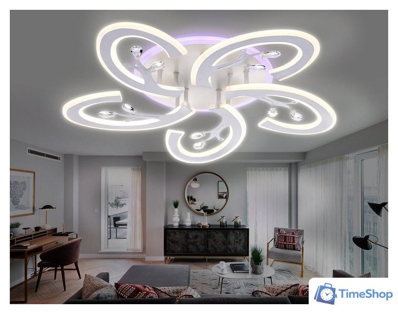 Припотолочная люстра Ambrella light Acrylica FA512 - Изображение №4 — Интернет-магазин Time-Shop