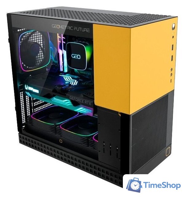 Корпус Geometric Future Model 4 King Arthur (черный/желтый) - Изображение №6 — Интернет-магазин Time-Shop