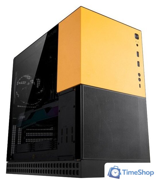 Корпус Geometric Future Model 4 King Arthur (черный/желтый) - Изображение №1 — Интернет-магазин Time-Shop