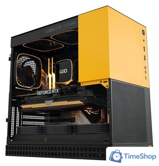 Корпус Geometric Future Model 4 King Arthur (черный/желтый) - Изображение №2 — Интернет-магазин Time-Shop