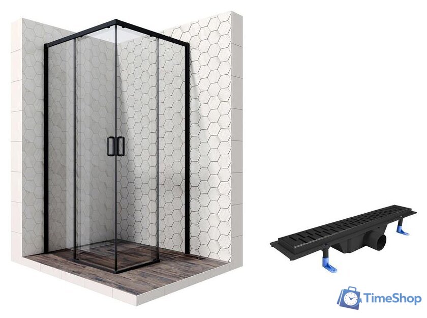 Душевой уголок Ambassador Set 11011204-ST3 - Изображение №1 — Интернет-магазин Time-Shop