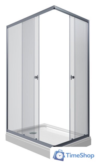 Душевой уголок Triton Вента Хром А1 120х80 (прозрачное стекло) - Изображение №1 — Интернет-магазин Time-Shop