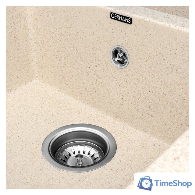 Кухонная мойка Gerhans C10 (бежевый) - Изображение №4 — Интернет-магазин Time-Shop