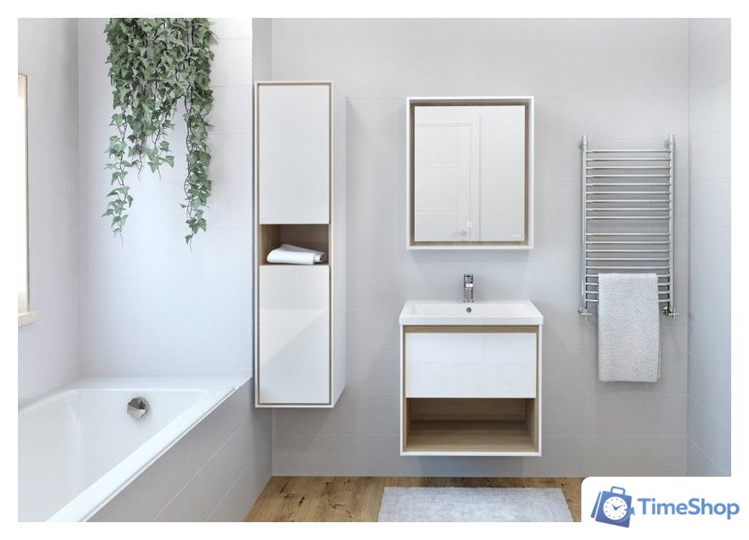  Cersanit Тумба с умывальником Louna 80 + Como 80 - Изображение №7 — Интернет-магазин Time-Shop