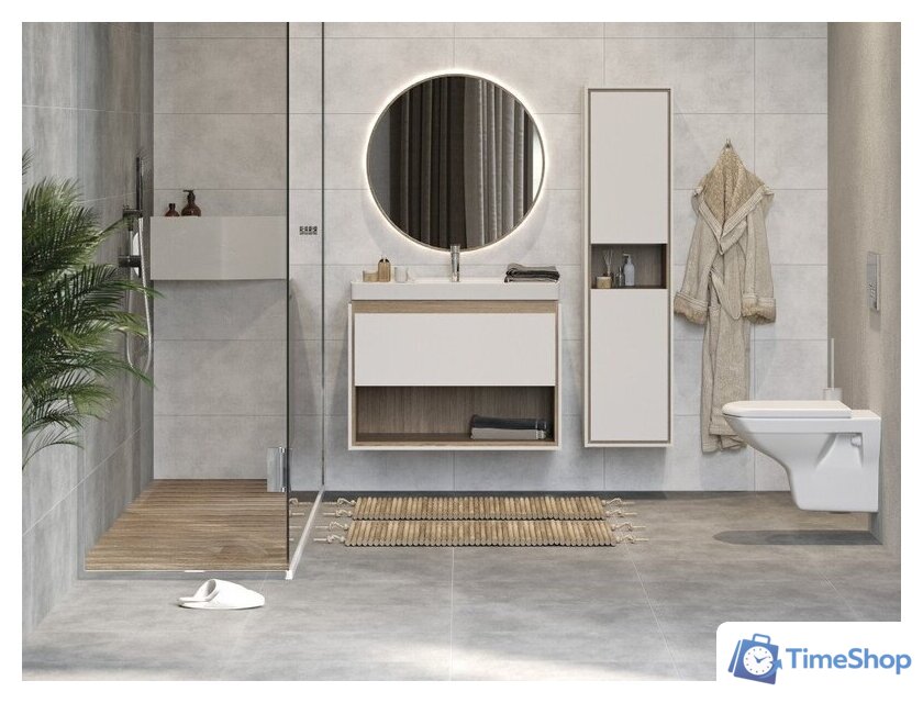  Cersanit Тумба с умывальником Louna 80 + Como 80 - Изображение №5 — Интернет-магазин Time-Shop