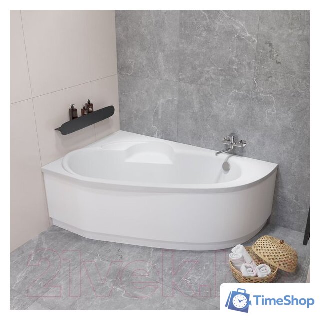 Ванна Lauter Valencia 160x105 2102160L (с ножками) - Изображение №6 — Интернет-магазин Time-Shop