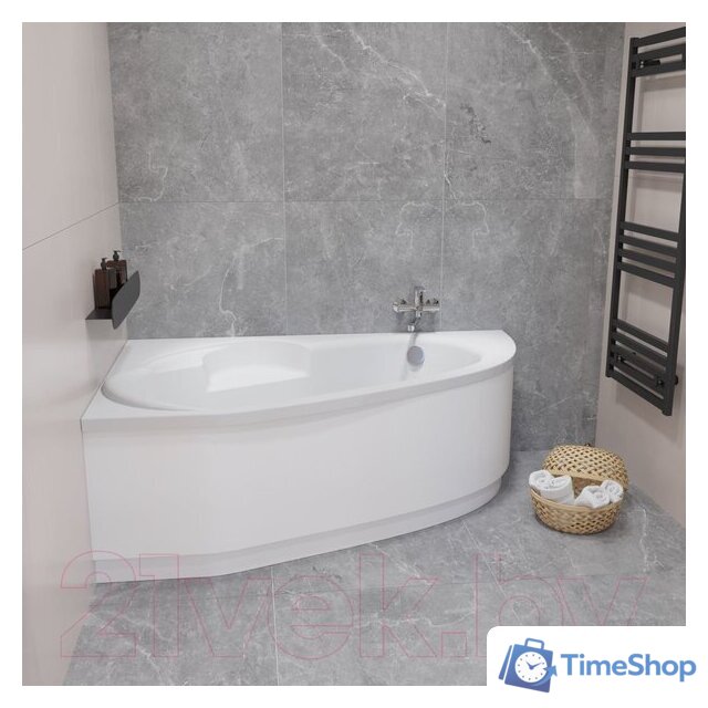 Ванна Lauter Valencia 160x105 2102160L (с ножками) - Изображение №9 — Интернет-магазин Time-Shop