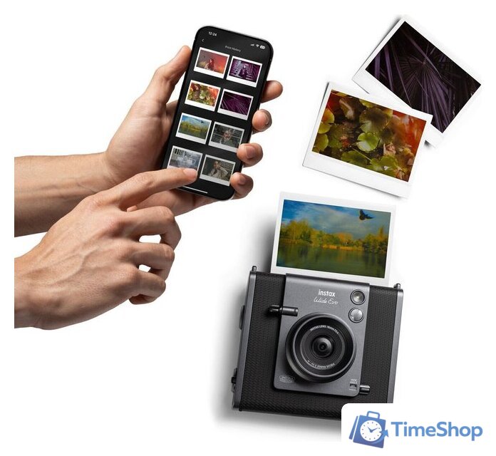 Фотоаппарат Fujifilm Instax Wide Evo (черный) - Изображение №14 — Интернет-магазин Time-Shop