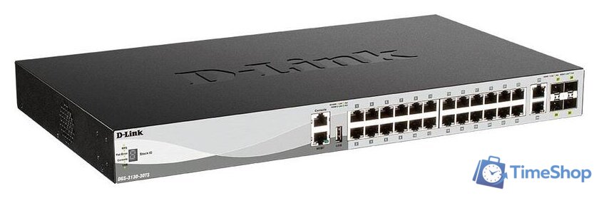 Управляемый коммутатор 3-го уровня D-Link DGS-3130-30TS/B1A - Изображение №2 — Интернет-магазин Time-Shop