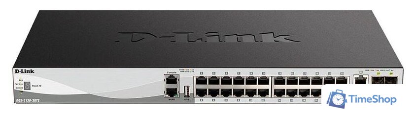Управляемый коммутатор 3-го уровня D-Link DGS-3130-30TS/B1A - Изображение №1 — Интернет-магазин Time-Shop
