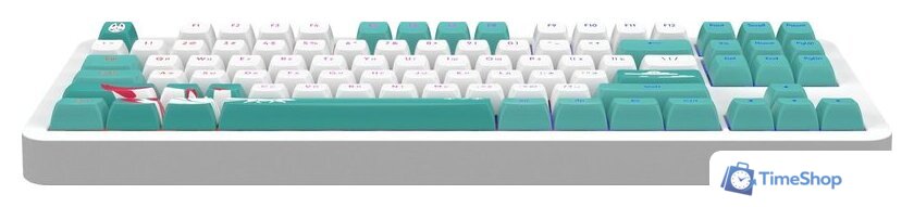 Клавиатура Red Square Alumix TKL Classic Kitsune (белый, g3ms Aquamarine) - Изображение №3 — Интернет-магазин Time-Shop