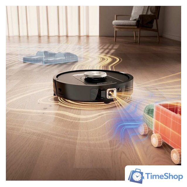 Робот-пылесос Shark PowerDetect 2 в 1 Robot Vacuum and Mop with NeverTouch Pro Base RV2820ZE - Изображение №6 — Интернет-магазин Time-Shop