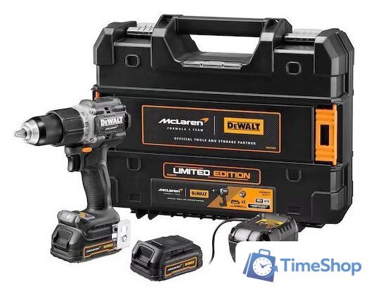 Ударная дрель-шуруповерт DeWalt DCD85ME2GT (с 2-мя АКБ 1.7 Ач, кейс) - Изображение №1 — Интернет-магазин Time-Shop